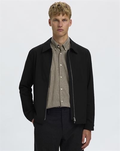 Selected - SLMRegular Finn Zip Jakke - Black 